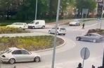 Przed maturą „driftowali” na rondzie w Tomaszowie Lubelskim