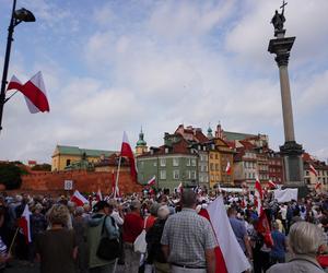 Protest katechetów w Warszawie 21.08.2024