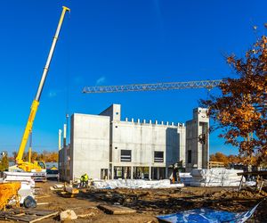 Budowa Kulturoteki w Wesołej w Warszawie