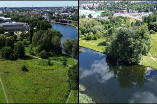 Teren przyszłego kąpieliska w Parku Centralnym nad Brdą w Bydgoszczy