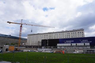 Trwa modernizacja budynku NBP na placu Powstańców Warszawy