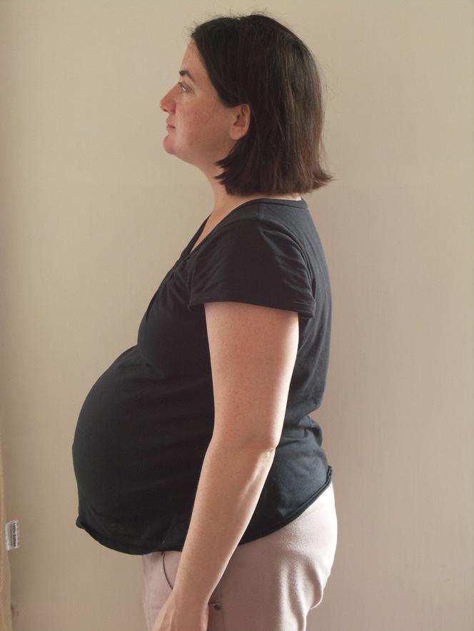 37 tydzień ciąży - brzuch