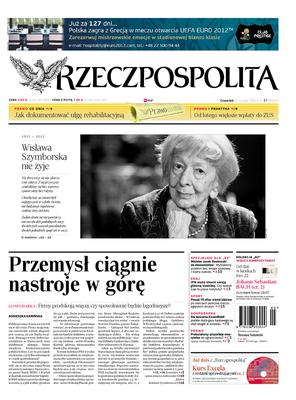 Wisława Szymborska NIE ŻYJE - okładki gazet 02.02.2012