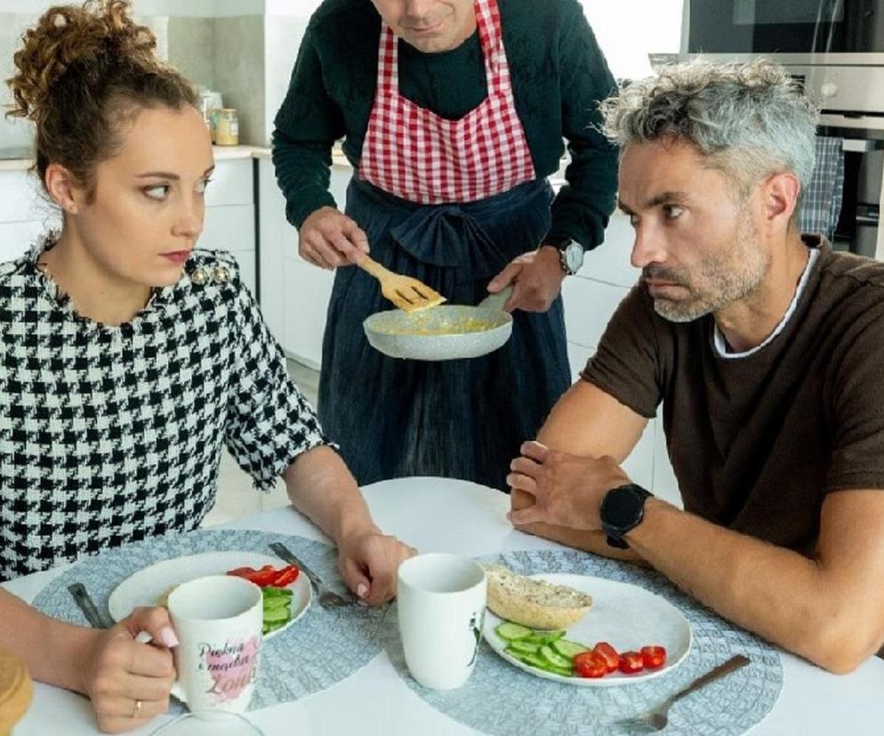 Na sygnale. Wanda (Anna Lemieszek), Benio (Hubert Jarczak)