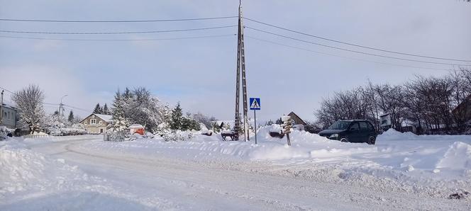 Atak zimy w powiecie bartoszyckim
