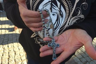 Procesja różańcowa w Olsztynie 