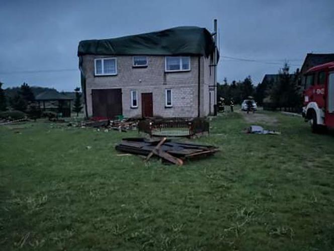TRĄBA POWIETRZNA powietrzna w Łódzkiem. ZOBACZ Jakie szkody wywołał żywioł? [FOTO, WIDEO]