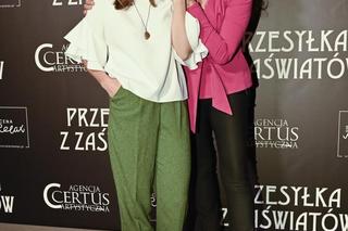 	Małgorzata Pieczyńska,Ilona Janyst na premierze spektaklu Przesyłka z zaświatów