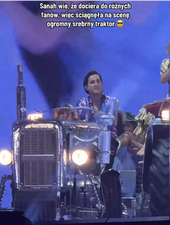 Sanah z mężem na Stadionie Narodowym