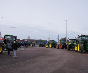 Protest rolników w Podlaskiem. Ciągniki blokują drogi w całym województwie! 