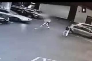 Dwie nieletnie osoby potrącone przez Audi [FILM]