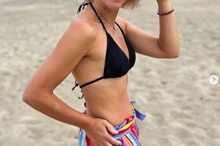 Iwona Rejzner (Dorota z M jak miłość) prywatnie na wakacjach nad Bałtykiem