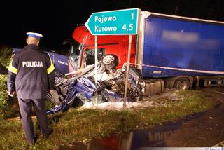 Jeżewo: Wypadek, trzy osoby nie żyją. Sprawca był pijany