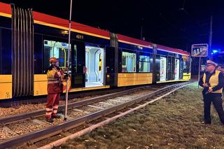 Wielka awaria. Nowy tramwaj wykoleił się na Wierzbnie
