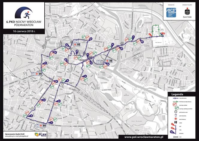 6. PKO Nocny Wrocław Półmaraton