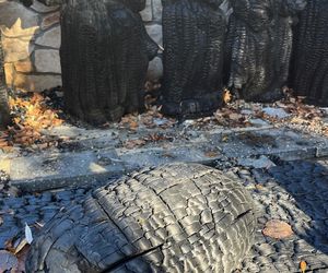 Bestialski akt wandalizmu w Lublinie. Podpalili rzeźbę „Ostatniej Wieczerzy”. Straty na 70 tys. złotych