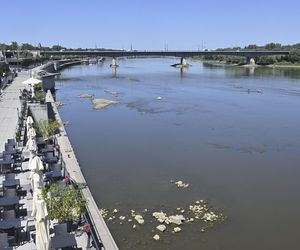 Niski stan wody w Wiśle