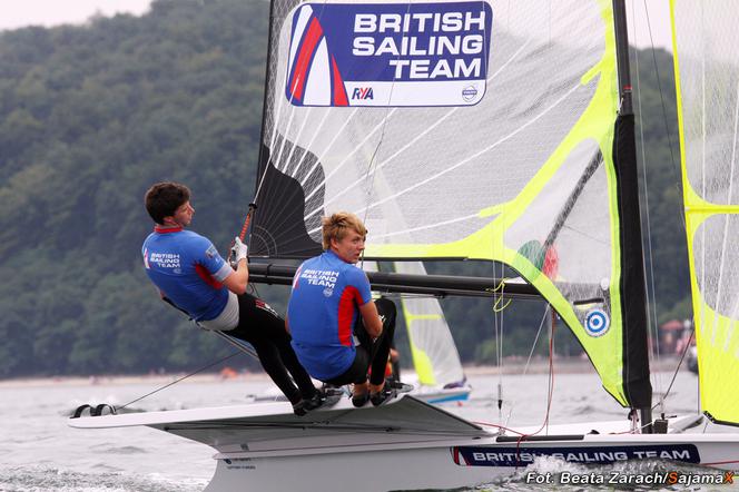 Zwycięzcy regat Lotto 49er Grand Prix Gdynia - James Peters i Ed Fitzgerald (GBR)