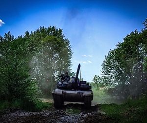 Czołgi K2 podczas ćwiczeń w 9BBKPanc