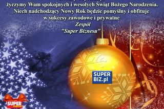 Wesołych i pogodnych Świąt Bożego Narodzenia życzy Superbiz.pl