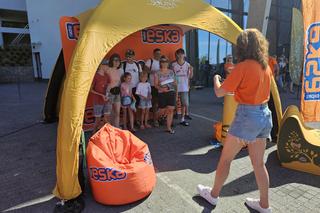 Eska Summer City na górnej stacji kolejki linowej