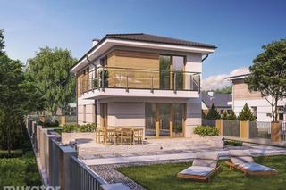 Projekt domu Światła miasta z katalogu Muratora - wizualizacje, plany, rysunek, aranżacje