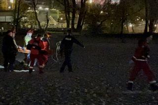 Nastolatek spadł z mostu Poniatowskiego. W akcji śmigłowiec LPR i łódź ratunkowa