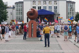 Protest przeciw przemocy w Białymstoku