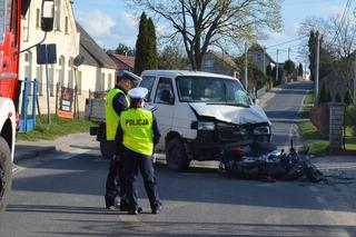 Potrącenie 15-latka na motocyklu