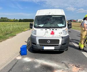 Wypadek z udziałem trzech samochodów we Włoszakowicach