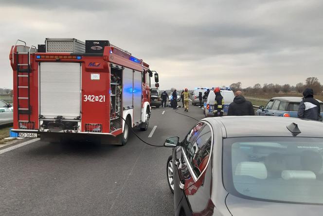 Karambol na obwodnicy Elbląga. Sprawca podejrzany o morderstwo