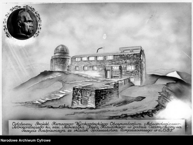 Obserwatorium Meteorologiczno-Astronomiczne na szczycie Pop Iwan (pasmo Czarnohory) - modele budynku