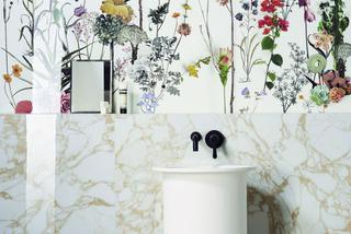 Roślinne motywy w łazience