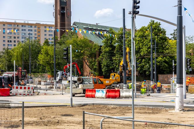 Tramwaj na Stegny w Warszawie