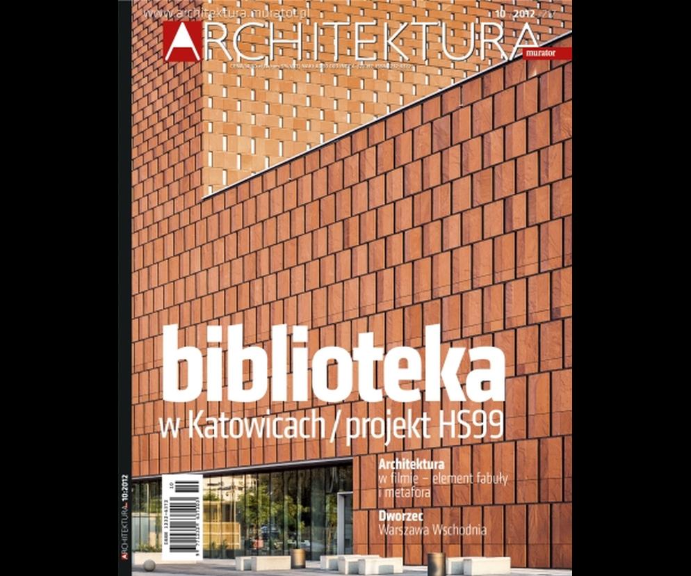 Okładka Miesięcznik Architektura 10/2012