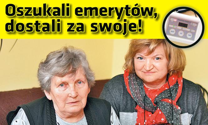 Oszukali emerytów, dostali za swoje!