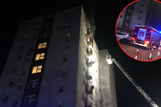 Zagadkowy pożar w Kielcach: Płonęły drzwi na dwóch piętrach! Ewakuacja i poszkodowani. Na miejscu biegły!