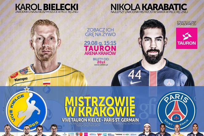 Mistrzowie w Krakowie: Vive Tauron Kielce vs Paris Saint-Germain