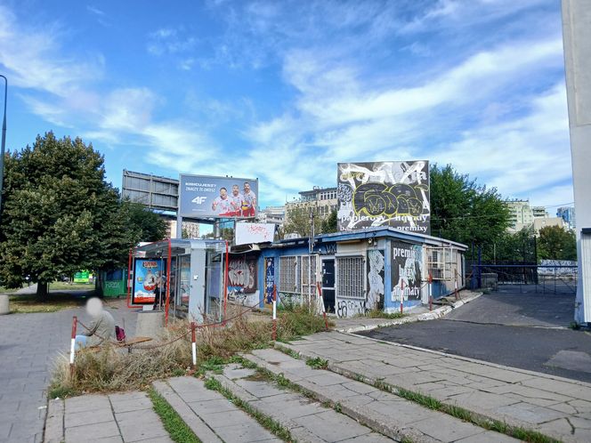 Dawne targowisko przy ul. Kopińskiej w Warszawie