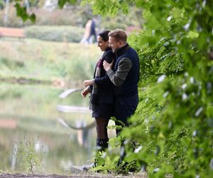 Jacek Ozdoba odpoczywa z żoną po ślubie