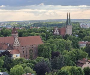 Olsztyn z lotu ptaka. Tak wygląda miasto z wieży ratuszowej