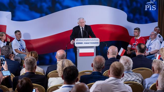 Kaczyński przemawiał w Kórniku. Żartował ze swojego wieku 