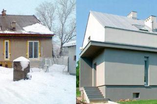 Nadbudowa domu - przed i po