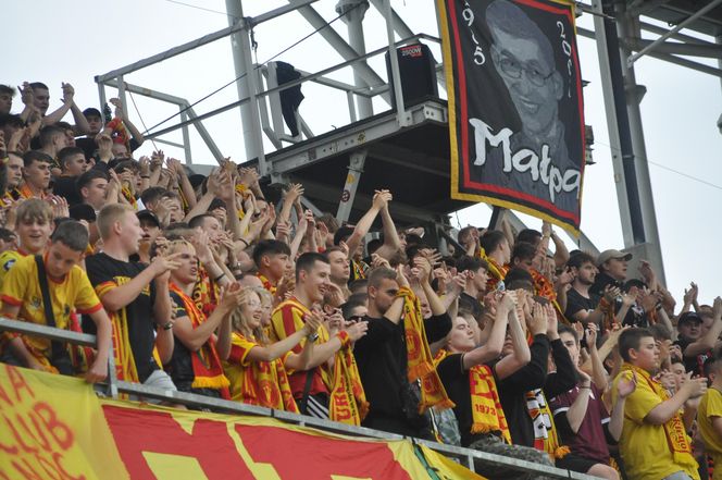 Kibice na meczu Korona Kielce - Radomiak Radom. 8 sierpnia 2025
