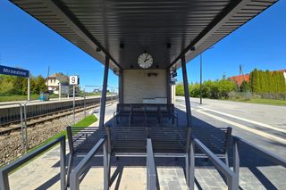 Dworzec kolejowy w Mrzezinie