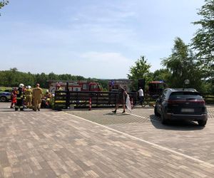 Wypadek motocyklistów w Baryczce