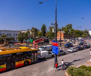 Budowa tramwaju na Rakowieckiej w Warszawie