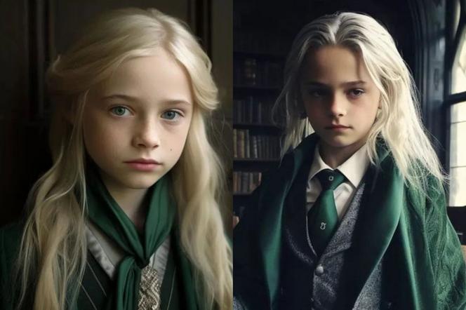 Harry Potter: mali Snape, Bellatrix i Umbrige. Śmierciożercy jako dzieci pokazane przez AI!