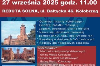 Edukacyjna gra miejska „Ratowniczy Patrol” w Kołobrzegu