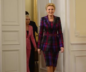Jesienne stylizacje pierwszych dam